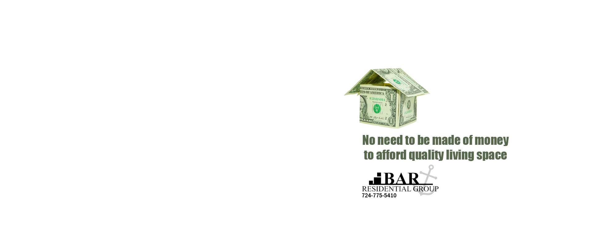 Affordable and Convenient. We have apartments covering most of Beaver County
